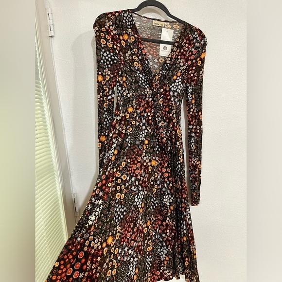 Mixie front dress summer Boho hobo festival size M NWT - Picture 3 of 5